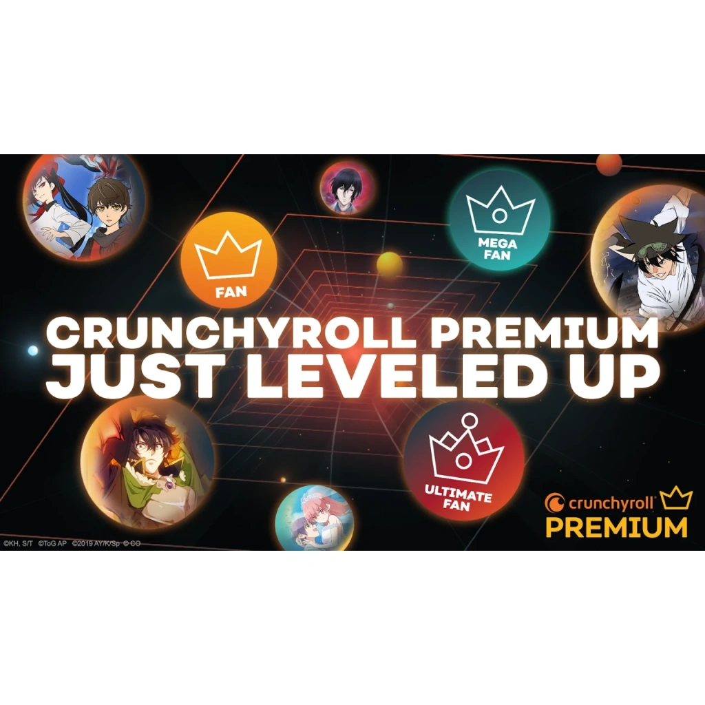 Crunchyroll Mega Fan Premium 12 months – Global – New account