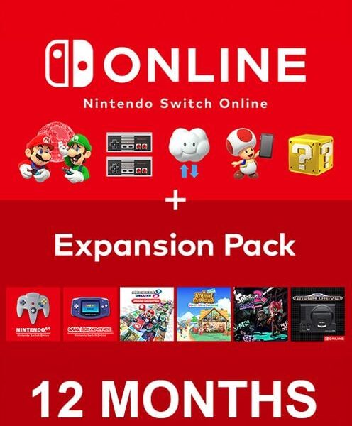 Nintendo Switch Online 12 Month Membership Plus Expansion Pack Switch Europe Uk 1